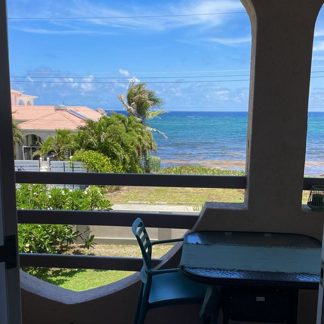 Balcony with ocean view