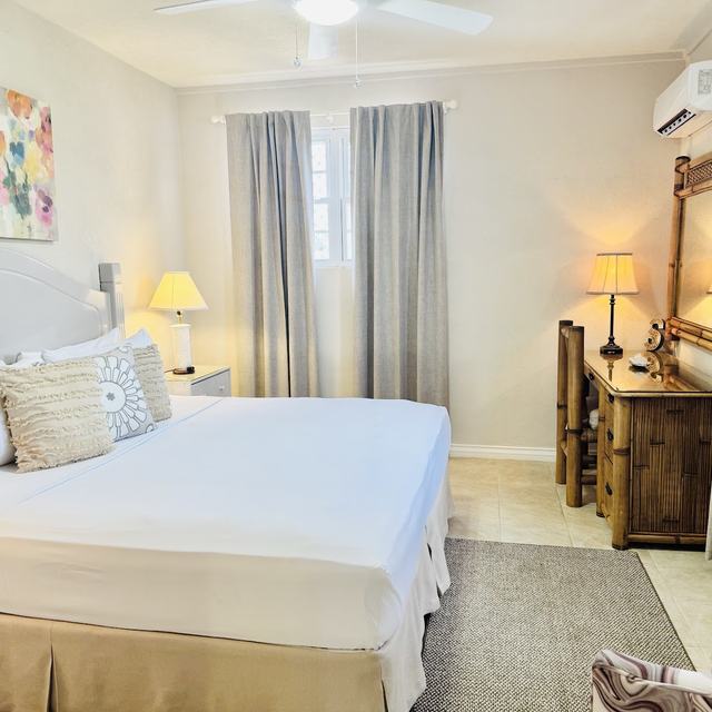 Bedroom with air conditioning